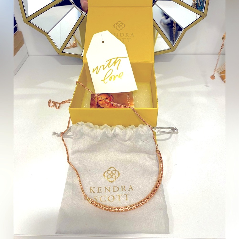 Kendra Scott Adjustable Rose Gold Necklace